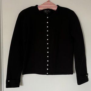Agnes b. black Rosana snap cardigan T1